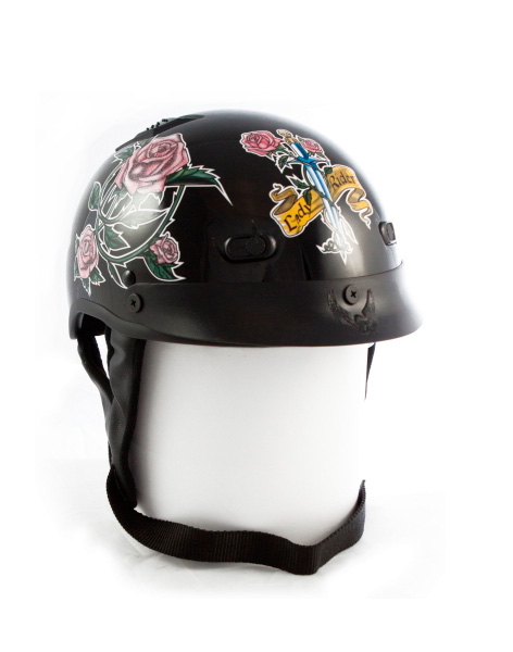 200BR - Black Rose Helmet